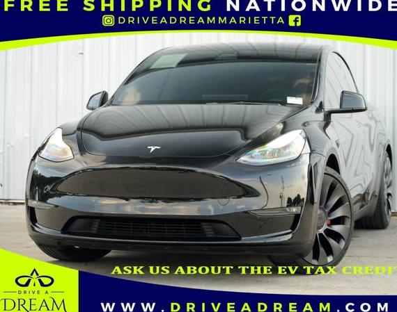 TESLA MODEL Y 2022 7SAYGDEF2NF467323 image